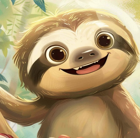 Das GeduldTier aus unserem Kinderbuch für finanzielle Früherziehung.